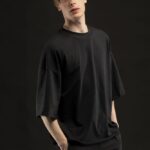 Футболка унисекс оверсайз T1, черная