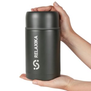 Термос для еды Relaxika 1000, хаки — изображение 6