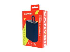Портативная беспроводная колонка Canyon BSP-4, 5W, 1200mAh, синяя — изображение 6