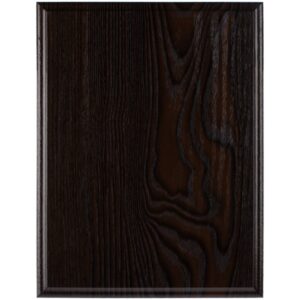 Плакетка Plaque, большая, венге с золотистой пластиной — изображение 2