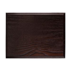 Плакетка Plaque, малая, венге с золотистой пластиной — изображение 2