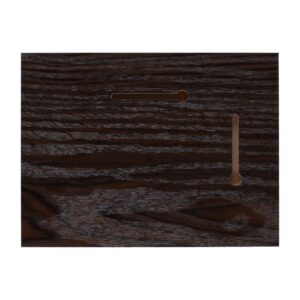 Плакетка Plaque, малая, венге с золотистой пластиной — изображение 3