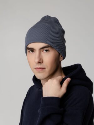 Шапка Real Rib, серая — изображение 5