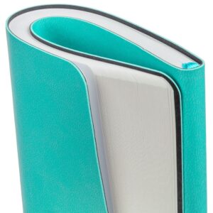 Блокнот Verso в клетку, бирюзовый — изображение 3