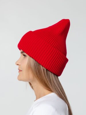 Шапка Flette, красная (алая) — изображение 6