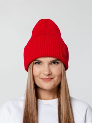 Шапка Flette, красная (алая) — изображение 5