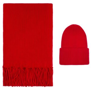 Шапка Flette, красная (алая) — изображение 4