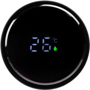 Смарт-бутылка с заменяемой батарейкой Long Therm Soft Touch, черная — изображение 6