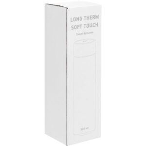 Смарт-бутылка с заменяемой батарейкой Long Therm Soft Touch, синяя — изображение 10