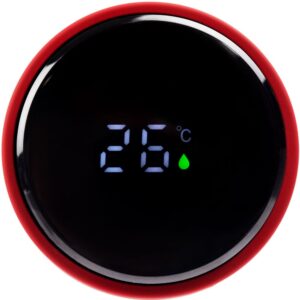 Смарт-бутылка с заменяемой батарейкой Long Therm Soft Touch, красная — изображение 6
