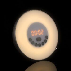 Лампа-колонка со световым будильником dreamTime, ver.2, черная — изображение 14