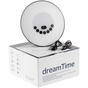 Лампа-колонка со световым будильником dreamTime, ver.2, черная — изображение 9