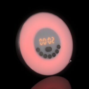 Лампа-колонка со световым будильником dreamTime, ver.2, черная — изображение 15
