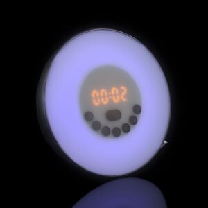 Лампа-колонка со световым будильником dreamTime, ver.2, черная — изображение 12