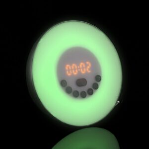 Лампа-колонка со световым будильником dreamTime, ver.2, черная — изображение 13