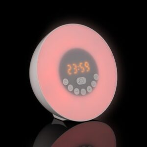 Лампа-колонка со световым будильником dreamTime, ver.2, белая — изображение 14