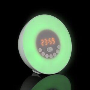 Лампа-колонка со световым будильником dreamTime, ver.2, белая — изображение 15