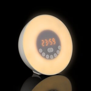 Лампа-колонка со световым будильником dreamTime, ver.2, белая — изображение 13