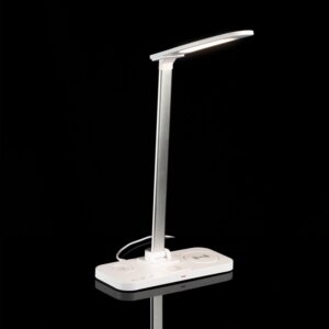 Настольная лампа с беспроводной зарядкой Power Light, белая — изображение 11