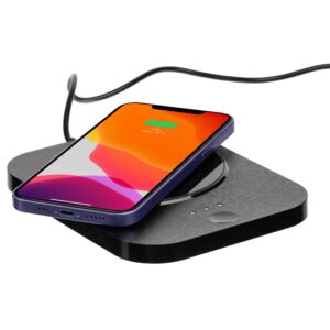 Кружка с подогревом и беспроводной зарядкой Dual Base Plus, черная — изображение 2