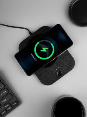 Кружка с подогревом и беспроводной зарядкой Dual Base Plus, черная — изображение 11