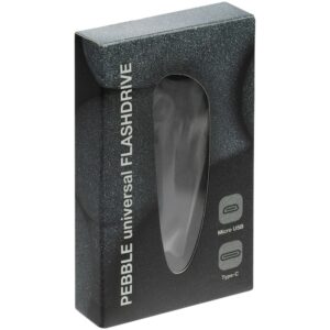 Флешка Pebble Universal, USB 3.0, серая, 64 Гб — изображение 8