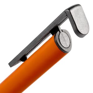 Ручка шариковая Standic с подставкой для телефона, оранжевая — изображение 6