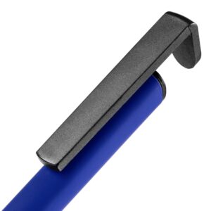 Ручка шариковая Standic с подставкой для телефона, синяя — изображение 5