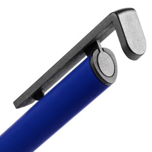 Ручка шариковая Standic с подставкой для телефона, синяя — изображение 6
