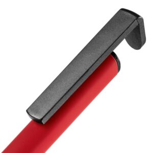 Ручка шариковая Standic с подставкой для телефона, красная — изображение 5