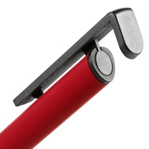 Ручка шариковая Standic с подставкой для телефона, красная — изображение 6