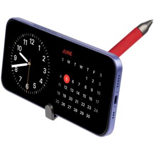 Ручка шариковая Standic с подставкой для телефона, красная — изображение 7