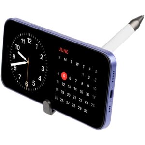 Ручка шариковая Standic с подставкой для телефона, белая — изображение 7