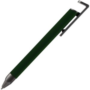 Ручка шариковая Standic с подставкой для телефона, зеленая — изображение 3