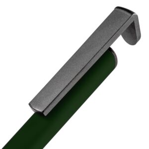 Ручка шариковая Standic с подставкой для телефона, зеленая — изображение 5