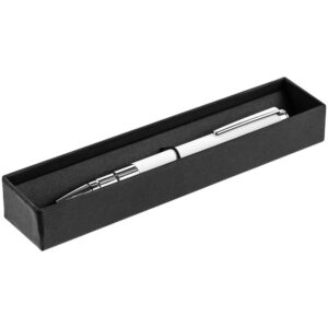 Ручка шариковая Kugel Gunmetal, белая — изображение 4