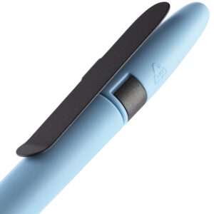 Ручка шариковая Prodir DS5 TSM Metal Clip, голубая с серым — изображение 6