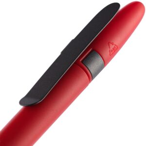 Ручка шариковая Prodir DS5 TSM Metal Clip, красная с серым — изображение 5