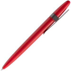 Ручка шариковая Prodir DS5 TSM Metal Clip, красная с серым — изображение 3