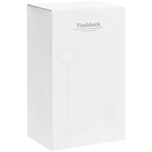 Лампа с колонкой и беспроводной зарядкой Flashback, белая — изображение 15