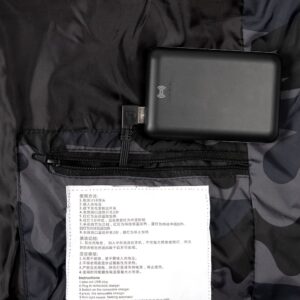 Жилет с подогревом Thermalli Valmorel, серый камуфляж — изображение 6