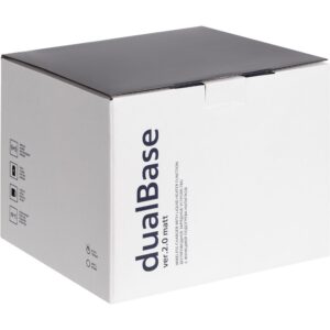 Кружка с подогревом и беспроводной зарядкой Dual Base ver. 2.0 Matt, черная — изображение 15