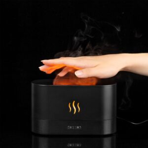 Увлажнитель-ароматизатор с имитацией пламени Fuego ver.2, черный — изображение 10