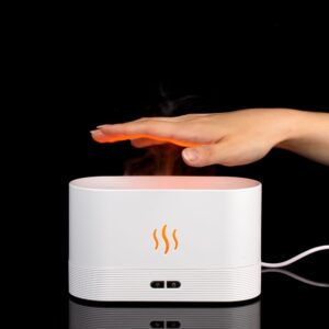 Увлажнитель-ароматизатор с имитацией пламени Fuego ver.2, белый — изображение 10