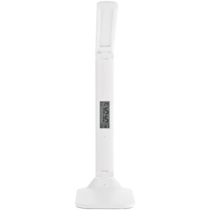 Настольная лампа с часами и календарем Office Torch ver.2, белая — изображение 3