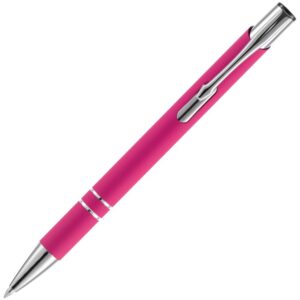 Ручка шариковая Keskus Soft Touch, розовая — изображение 3