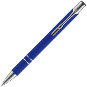 Ручка шариковая Keskus Soft Touch, ярко-синяя — изображение 3