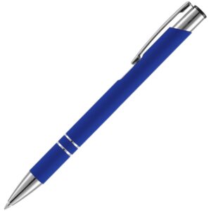 Ручка шариковая Keskus Soft Touch, ярко-синяя — изображение 2