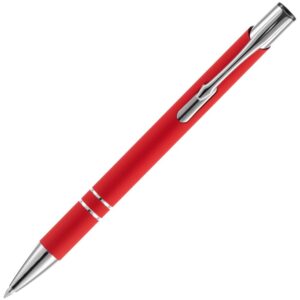 Ручка шариковая Keskus Soft Touch, красная — изображение 3