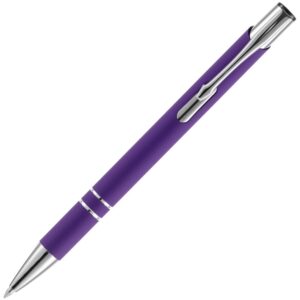 Ручка шариковая Keskus Soft Touch, фиолетовая — изображение 3